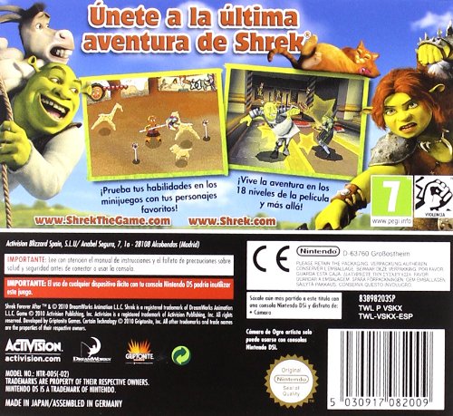 Shrek Felices Para Siempre N DS Shrek Felices Para Siempre N DS